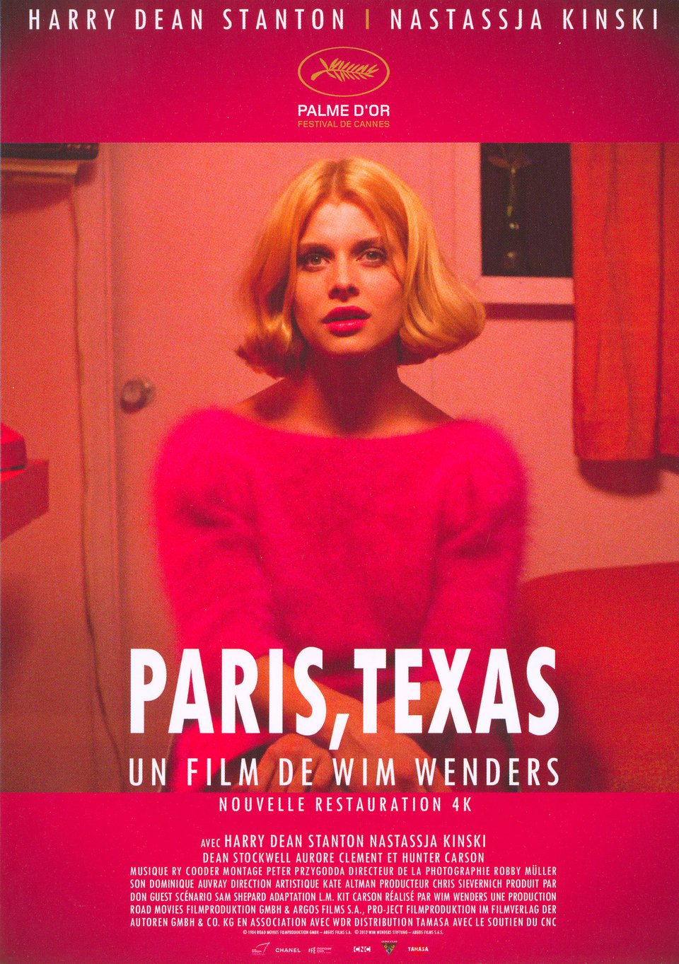 Paris, Texas Original R2024 French Movie Herald