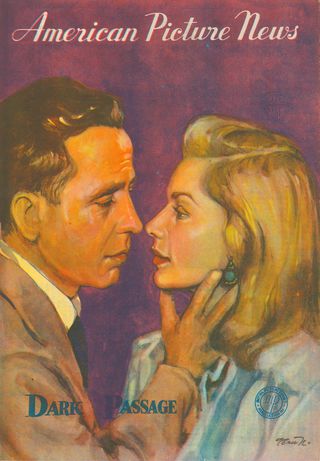 Dark Passage Original R1980s Japanese Movie Program Alternate Image