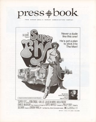 Superfly Original 1972 U.S. Movie Pressbook Alternate Image