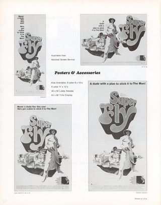 Superfly Original 1972 U.S. Movie Pressbook Alternate Image