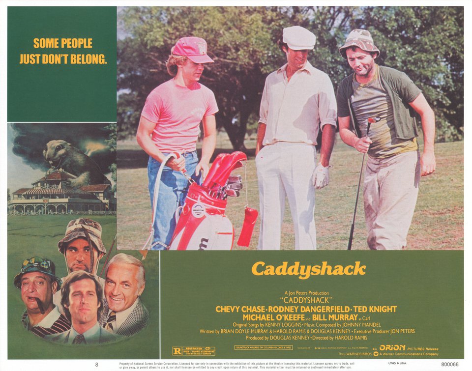 Caddyshack Original 1980 U.S. Scene Card