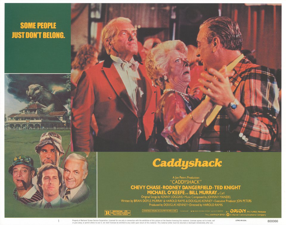 Caddyshack Original 1980 U.S. Scene Card