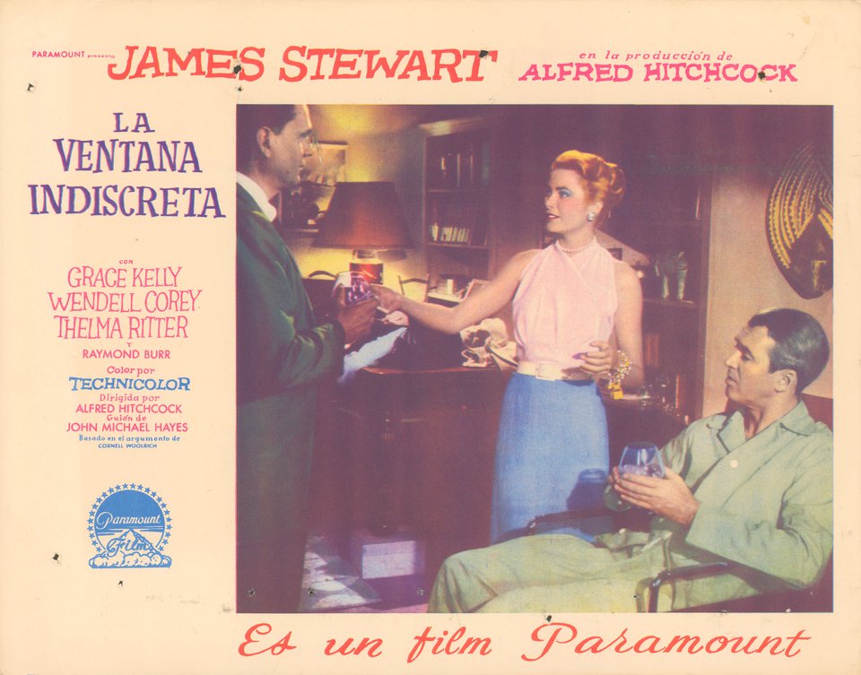 Rear Window Original 1954 Spanish Scene Card