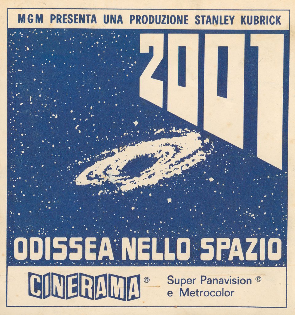 2001: A Space Odyssey Original 1968 Italian Snipe