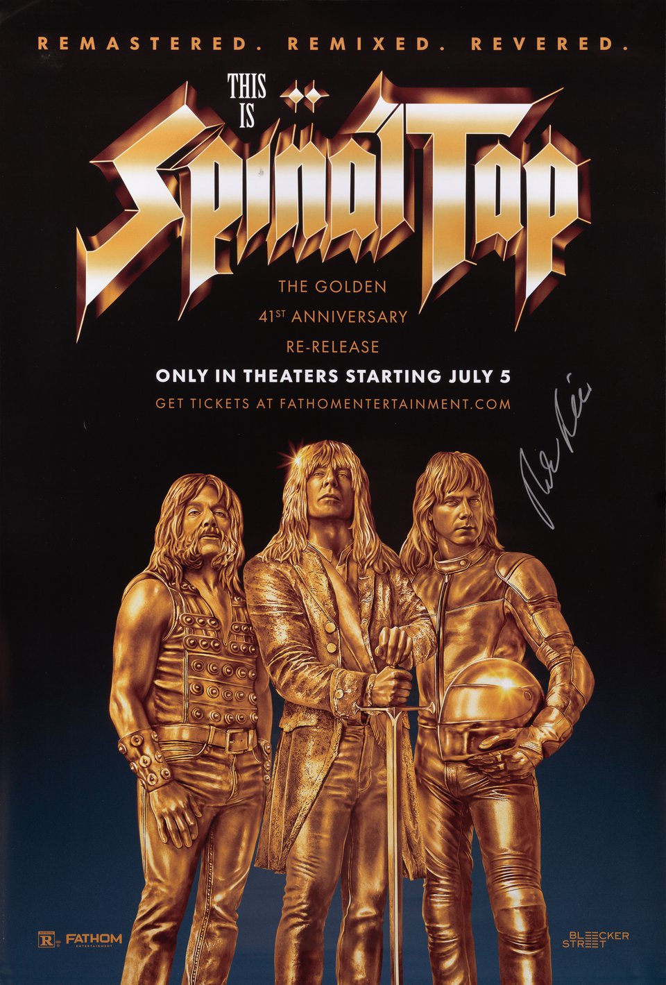 This Is Spinal Tap Original R2025 U.S. One Sheet Movie Poster Signed by Rob Reiner