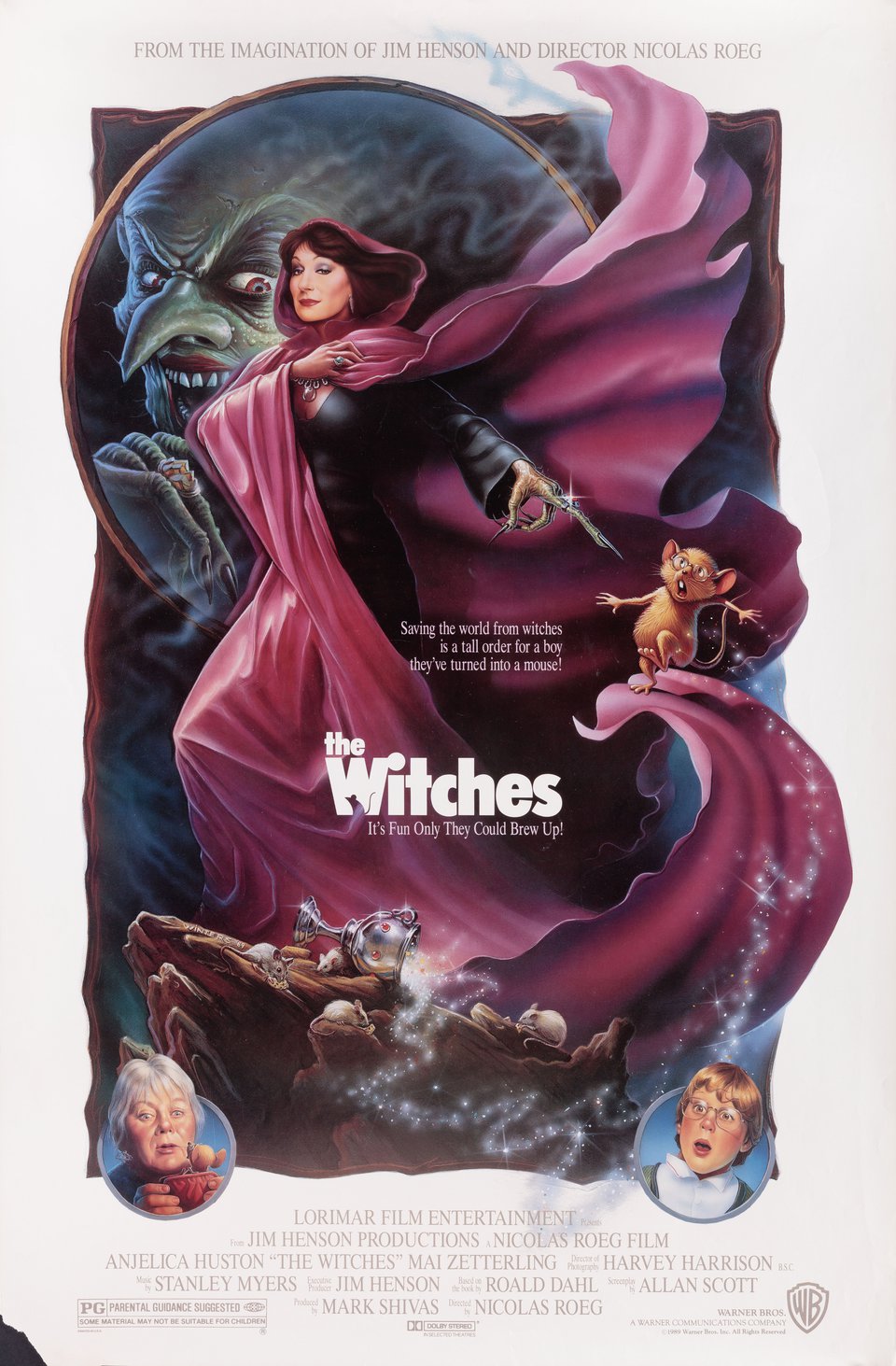 The Witches Original 1990 U.S. One Sheet Movie Poster