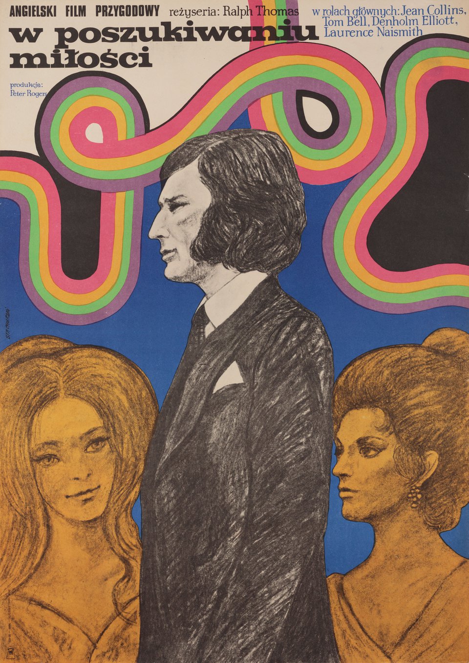 QUEST FOR LOVE Original 1971 Polish A1 Movie Poster