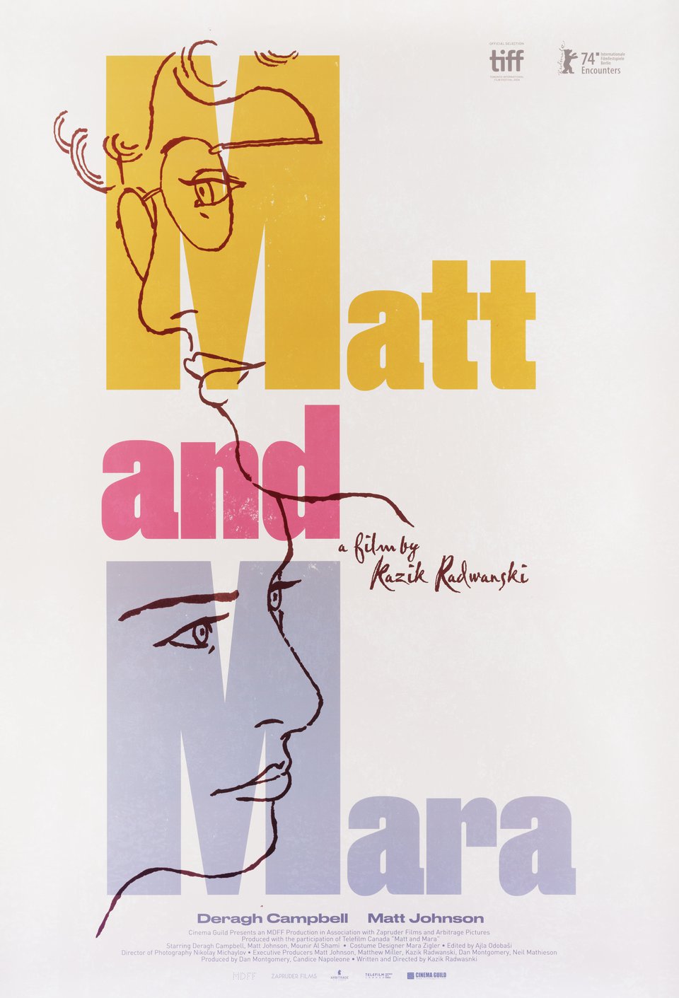 Matt and Mara Original 2024 U.S. One Sheet Movie Poster