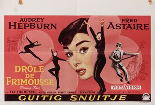 Funny Face Original 1957 Belgian Movie Poster