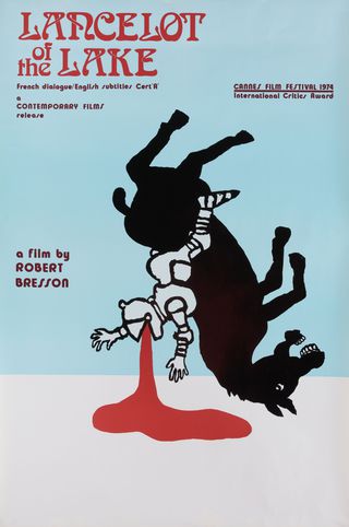 Lancelot du Lac Original 1976 British Double Crown Movie Poster