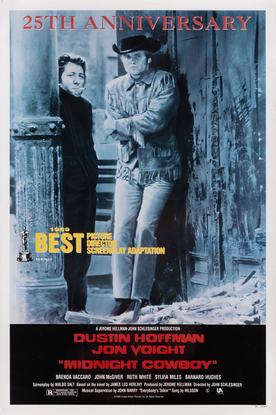 Midnight Cowboy Original R1994 U.S. One Sheet Movie Poster