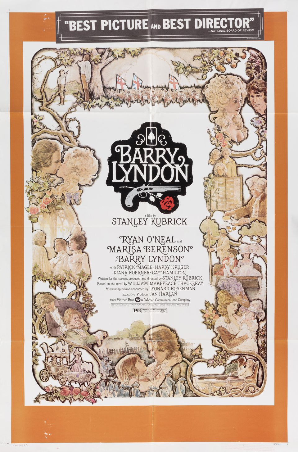 Barry Lyndon Original 1975 U.S. One Sheet Movie Poster