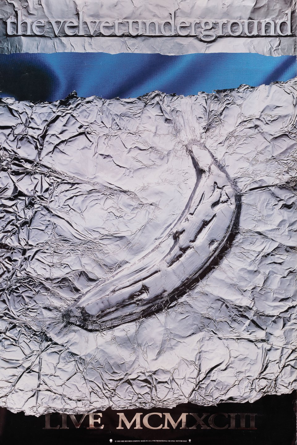 The Velvet Underground: Live MCMXCIII Original 1993 U.S. Poster