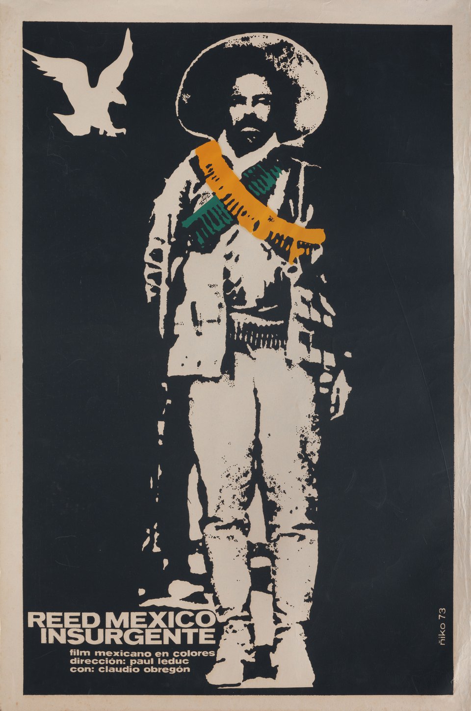 Reed, Mexico insurgente Original 1973 Cuban Movie Poster