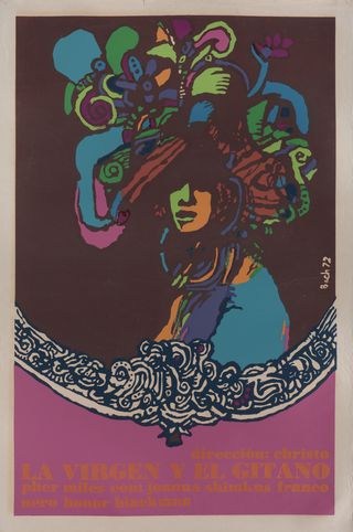 The Virgin and the Gypsy Original 1972 Cuban Movie Poster