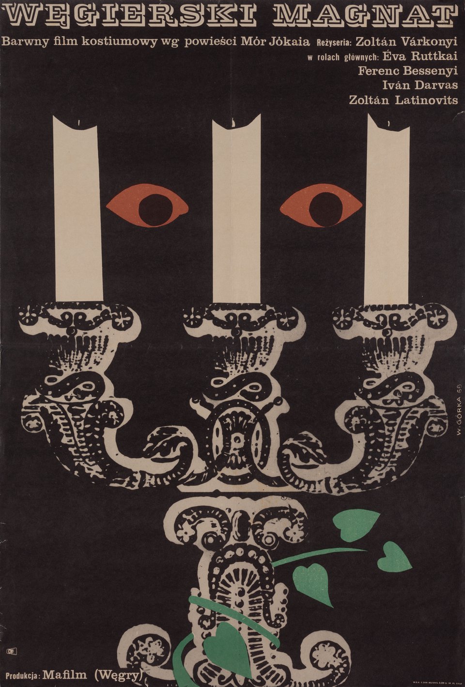 Last Nabobs Original 1968 Polish A1 Movie Poster