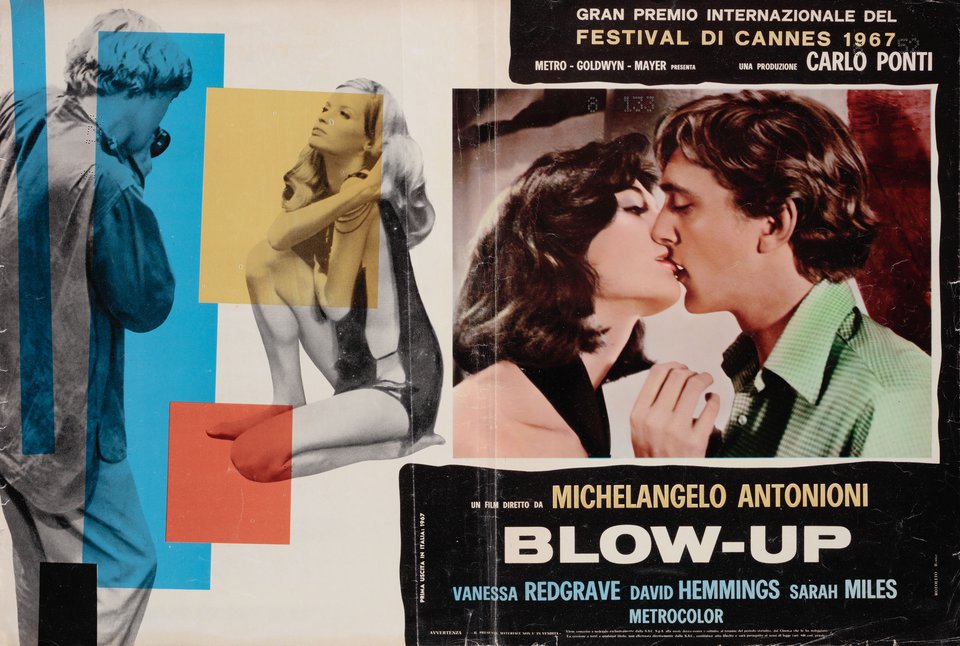 Blow-Up Original 1968 Italian Fotobusta Movie Poster