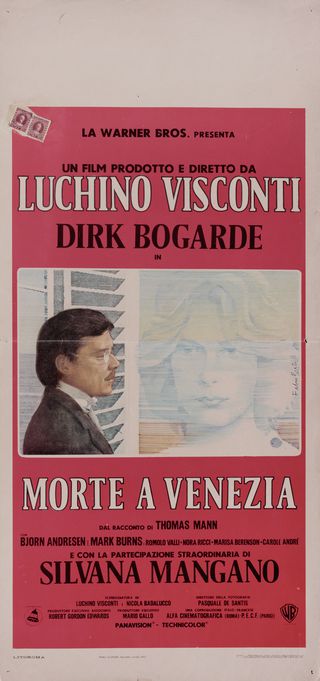Death in Venice Original 1971 Italian Locandina Movie Poster