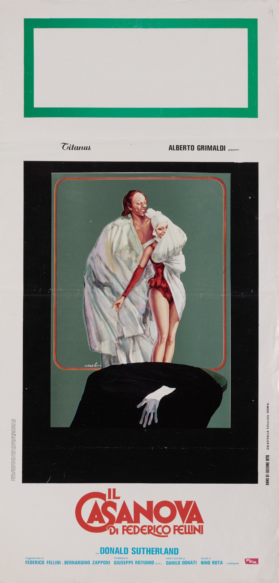 Casanova Original 1976 Italian Locandina Movie Poster