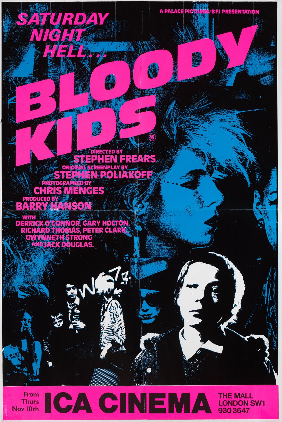 Bloody Kids Original 1980 British Double Crown Movie Poster
