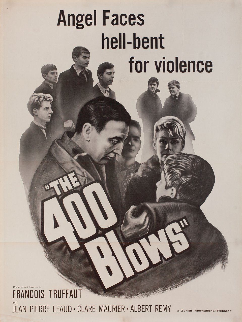 The 400 Blows Original 1959 U.S. 30 by 40 Movie Poster