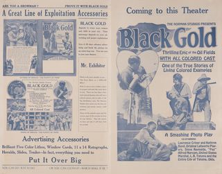 Black Gold Original 1928 U.S. Movie Pressbook Alternate Image
