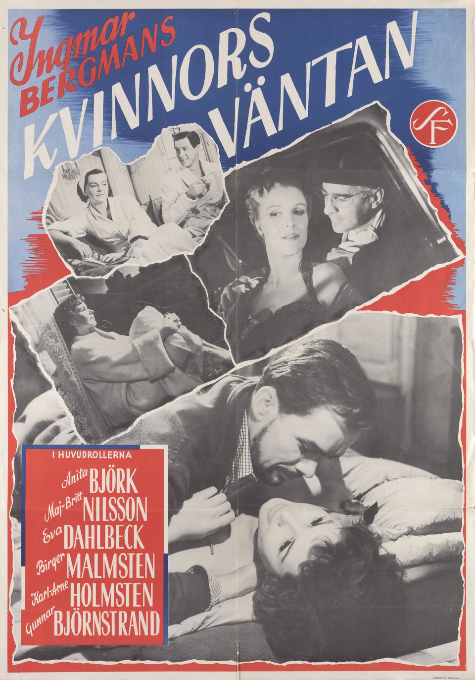 Secrets of Women Original R1954 Swedish B1 Movie Poster