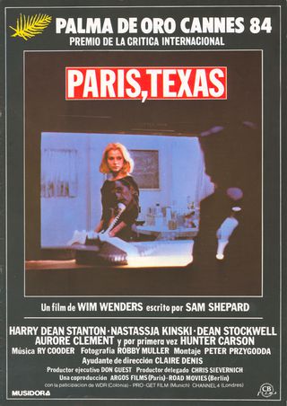 Paris, Texas Original 1984 Spanish Movie Program Alternate Image
