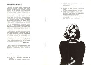 Paris, Texas Original 1984 Spanish Movie Program Alternate Image