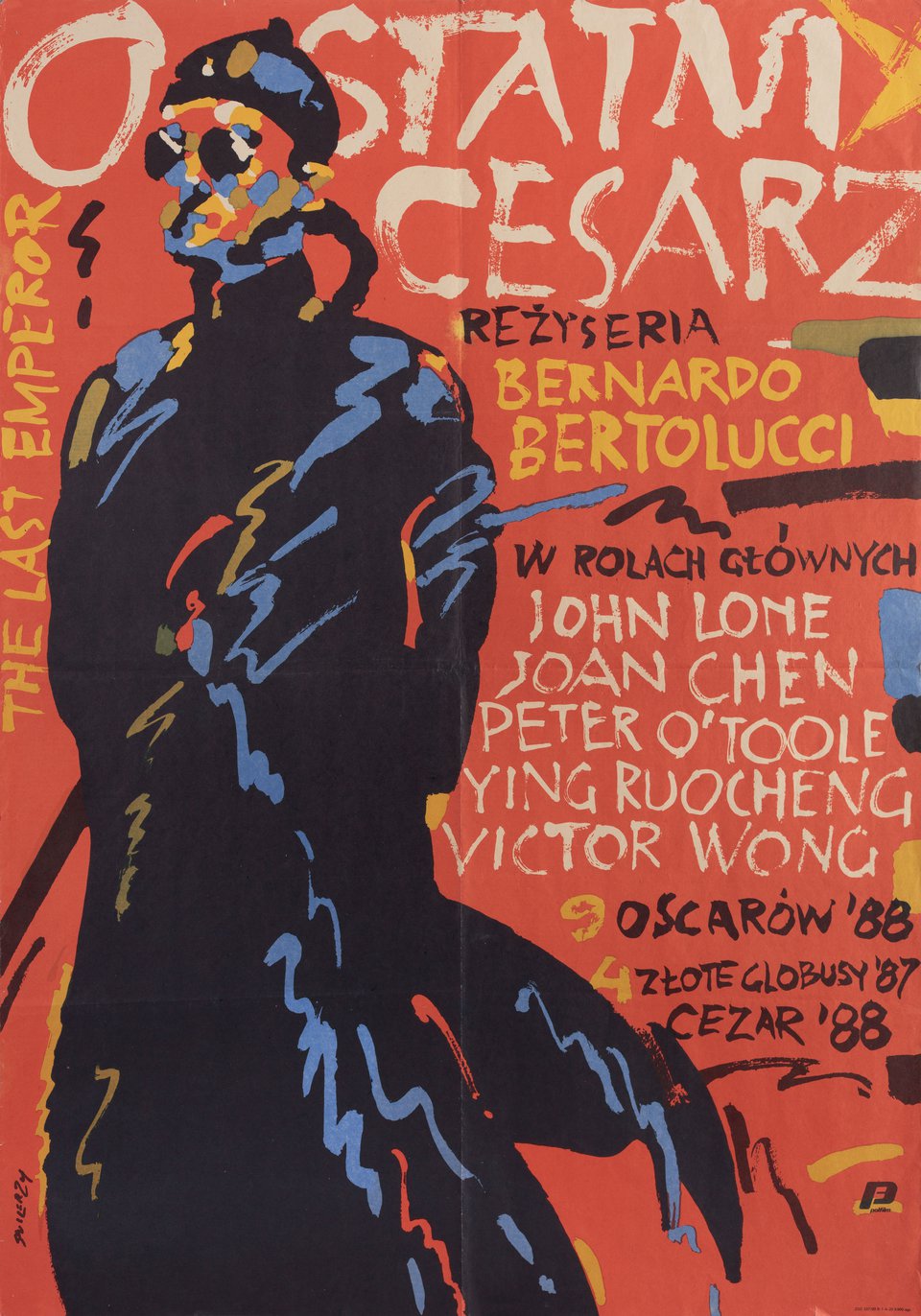 The Last Emperor Original 1988 Polish B1 Movie Poster