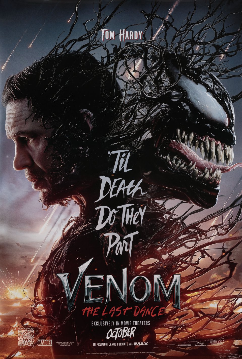 Venom: The Last Dance Original 2024 U.S. One Sheet Movie Poster