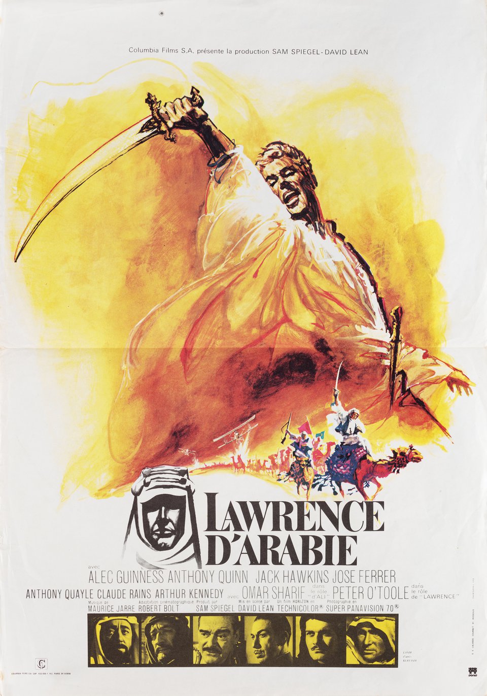 Lawrence of Arabia Original R1971 French Petite Movie Poster