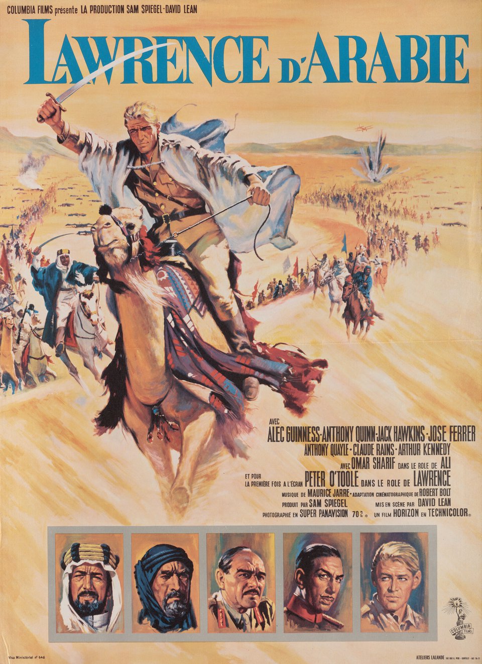 Lawrence of Arabia Original 1962 French Petite Movie Poster