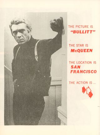 Bullitt Original 1968 U.S. Movie Herald Alternate Image
