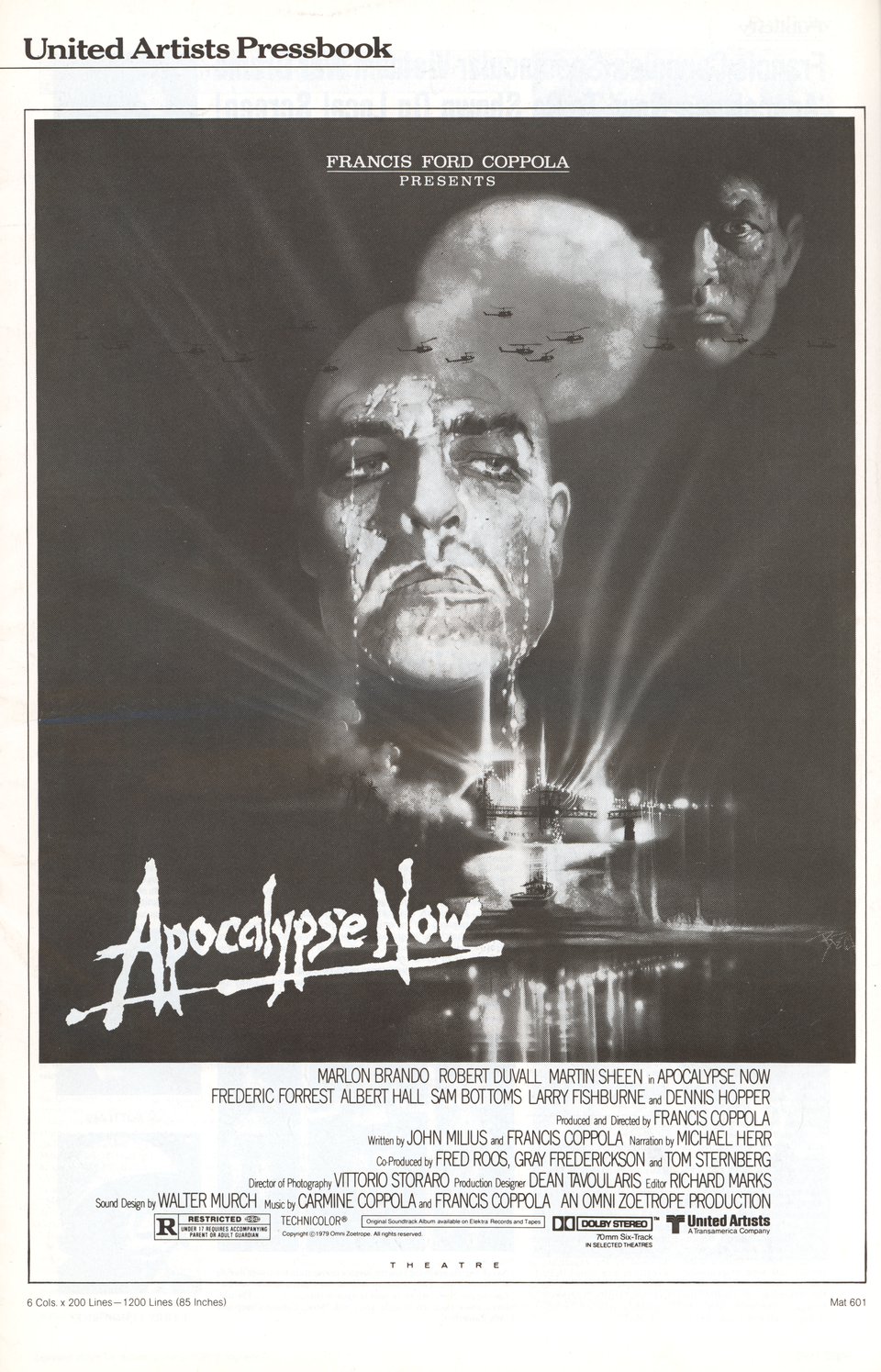 Apocalypse Now Original 1979 U.S. Movie Pressbook