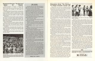 The Warriors Original 1979 U.S. Movie Pressbook Alternate Image