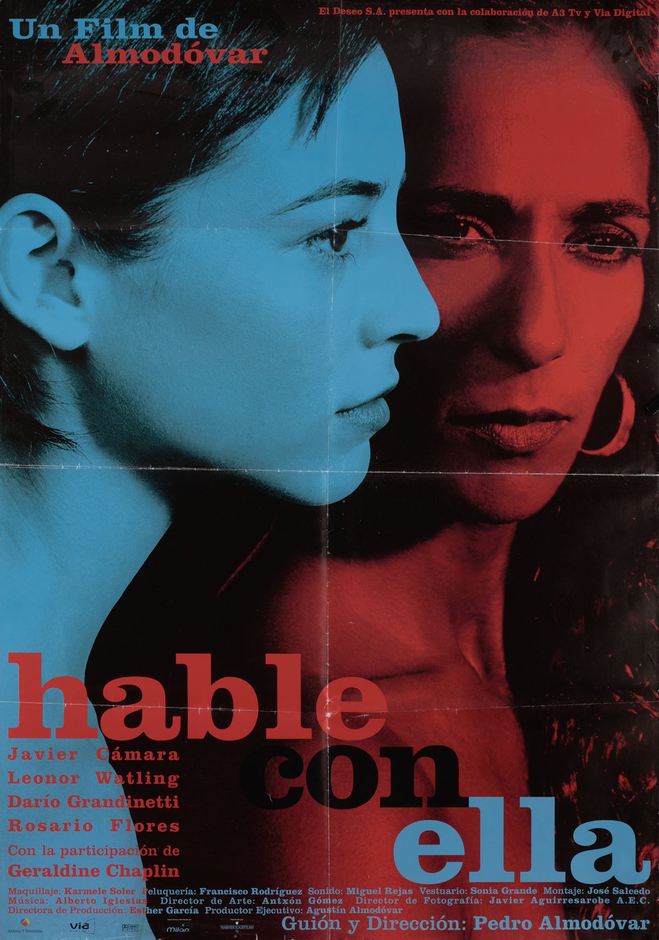 Talk to Her Original 2002 Spanish B1 Movie Poster