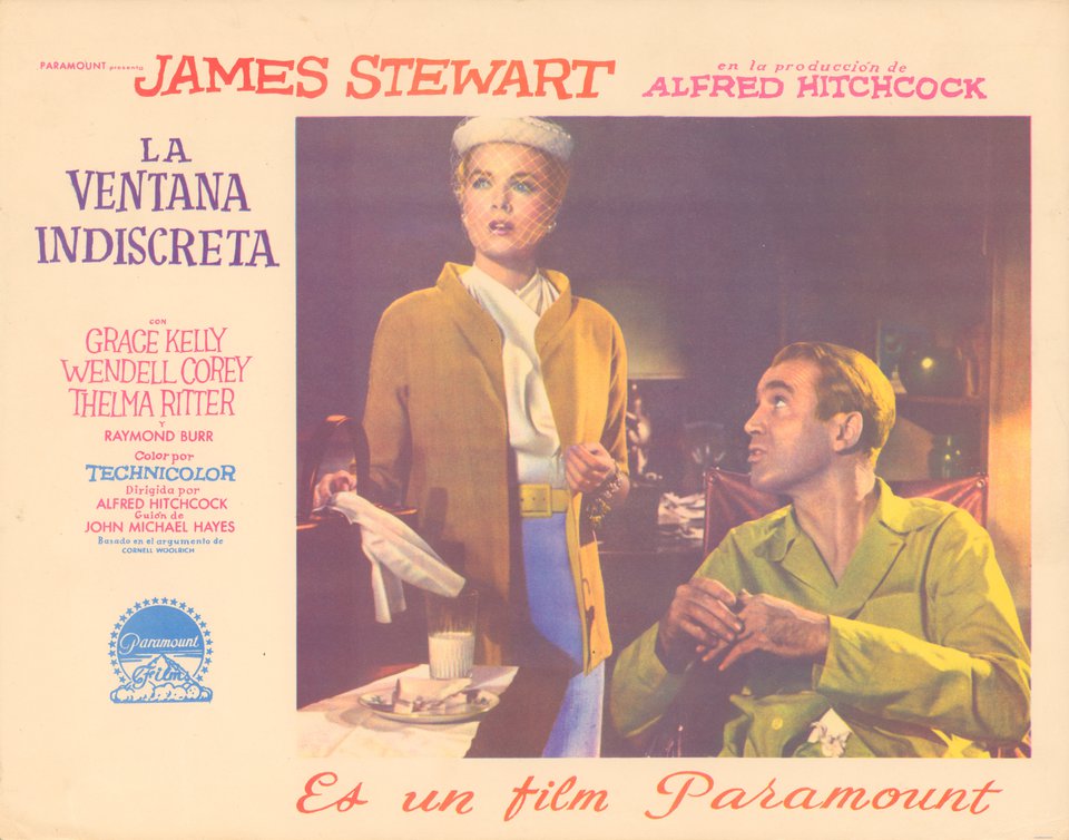 Rear Window Original 1954 Spanish Scene Card