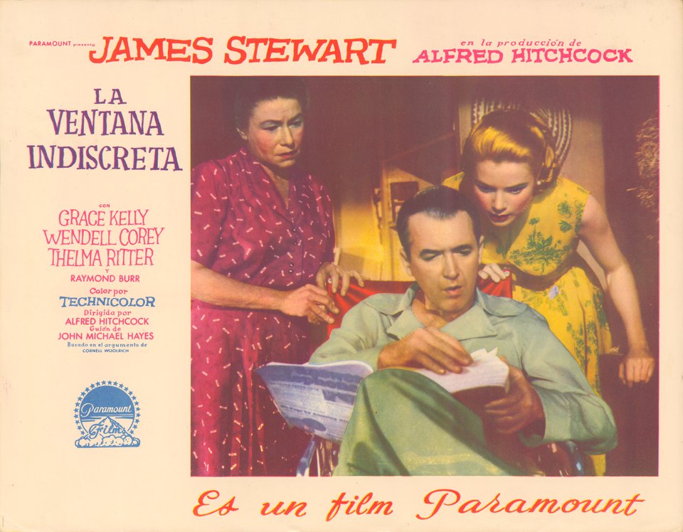 Rear Window Original 1954 Spanish Scene Card