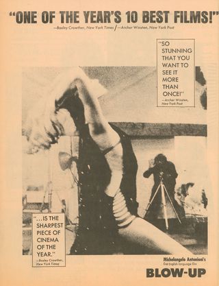Blow-Up Original 1966 U.S. Movie Herald Alternate Image