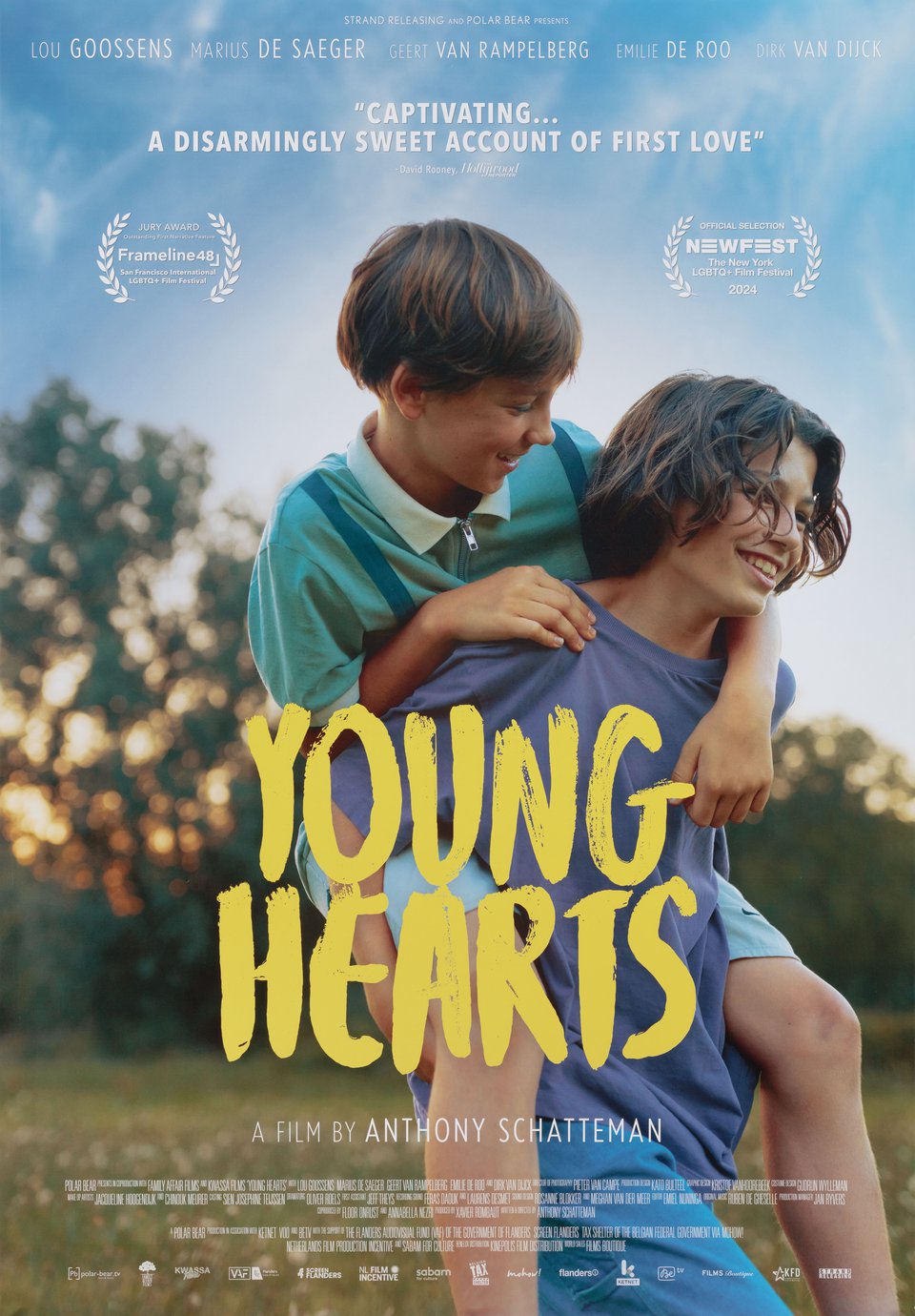 Young Hearts Original 2025 U.S. One Sheet Movie Poster