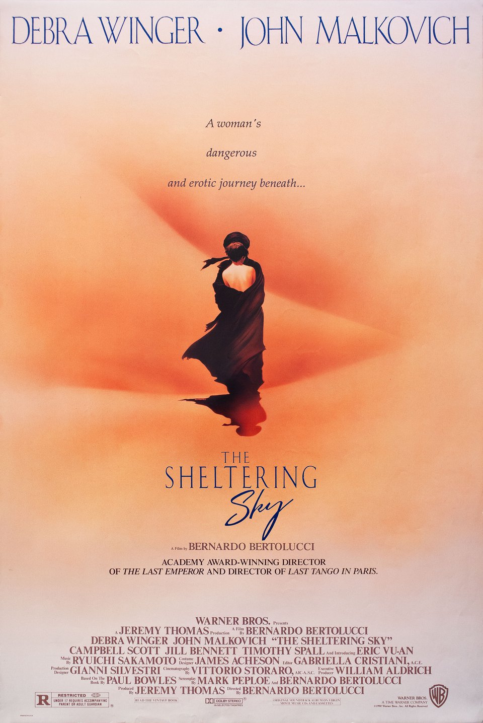 The Sheltering Sky Original 1990 U.S. One Sheet Movie Poster