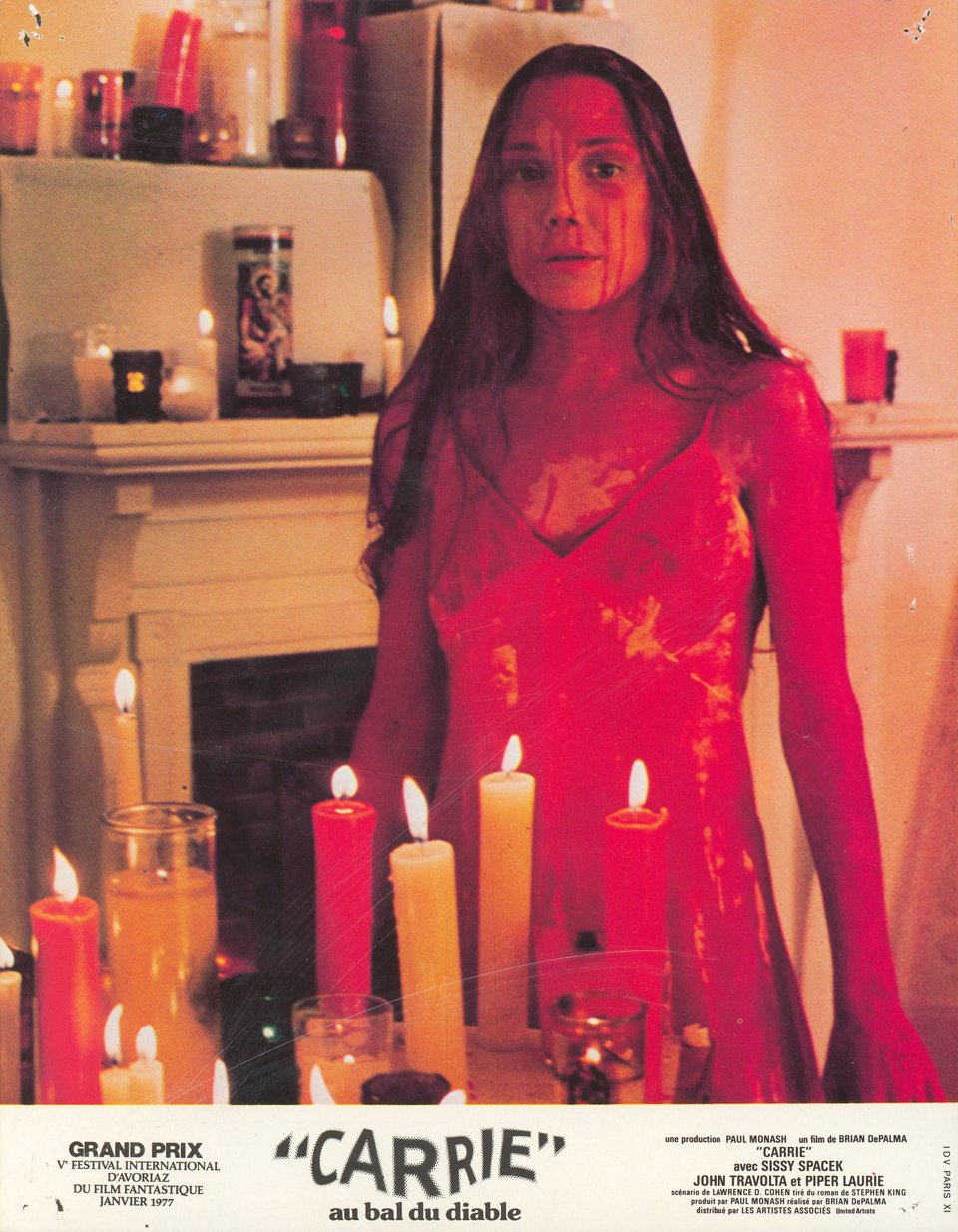 Carrie Original 1976 French Scene Card