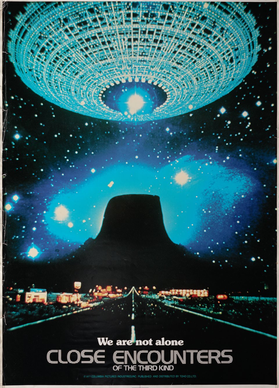 Close Encounters of the Third Kind 1977 Japanese Commercial Movie Poster