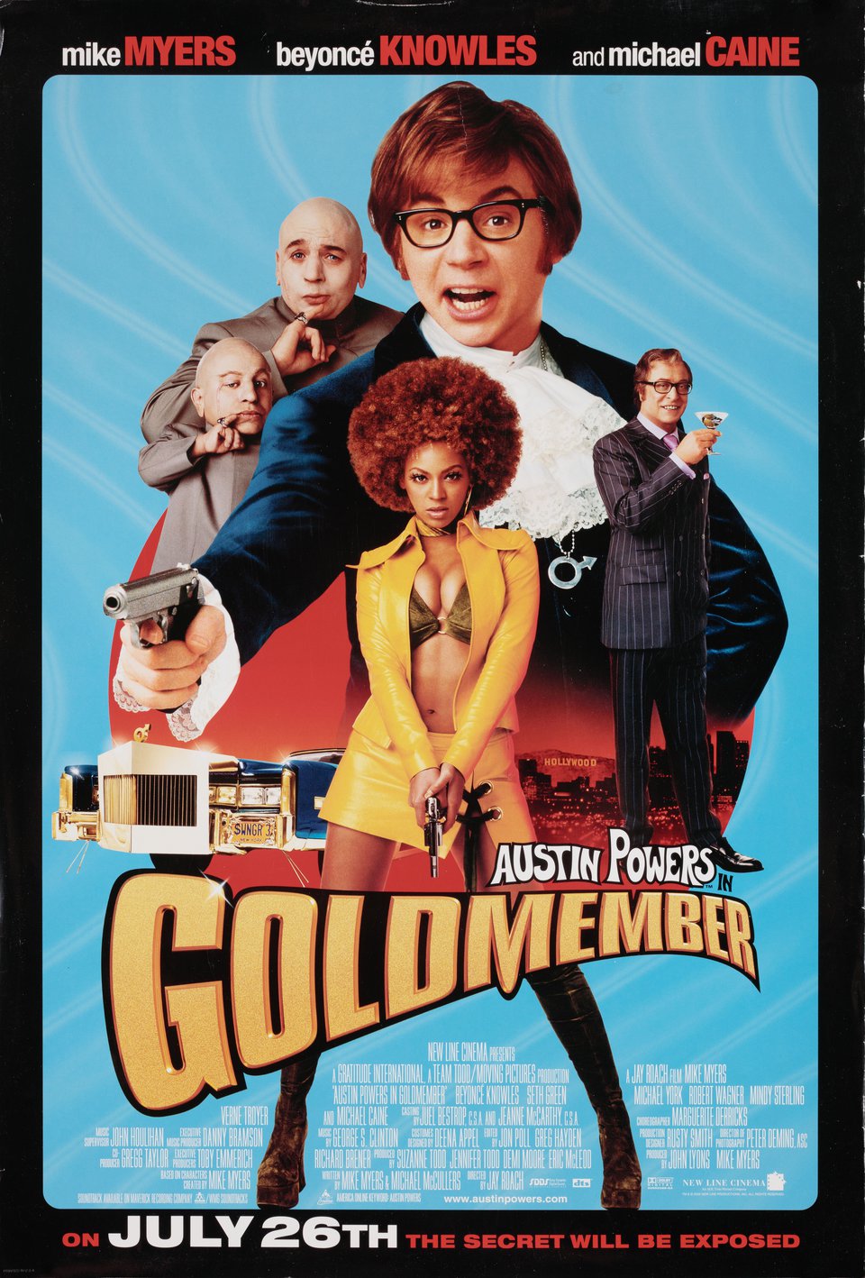 Austin Powers in Goldmember Original 2002 U.S. Mini Movie Poster