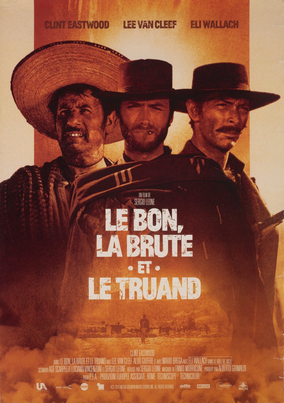 The Good, the Bad and the Ugly Original R2014 French Petite Movie Poster