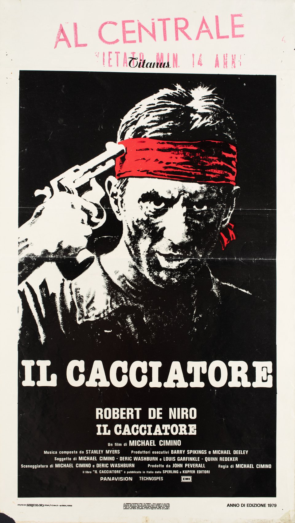 The Deer Hunter Original 1979 Italian Locandina Movie Poster