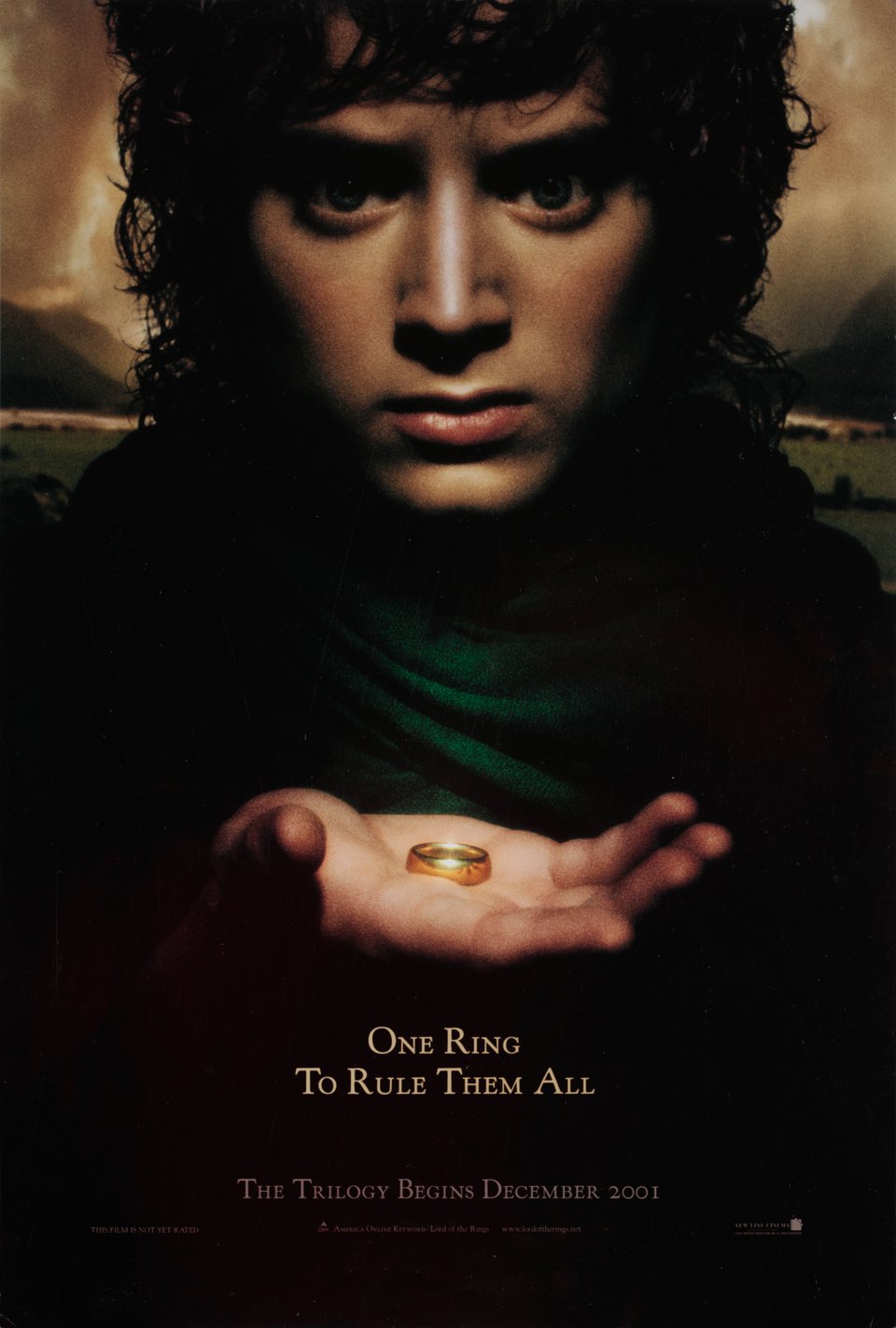 The Lord of the Rings: The Fellowship of the Ring Original 2001 U.S. Mini Movie Poster