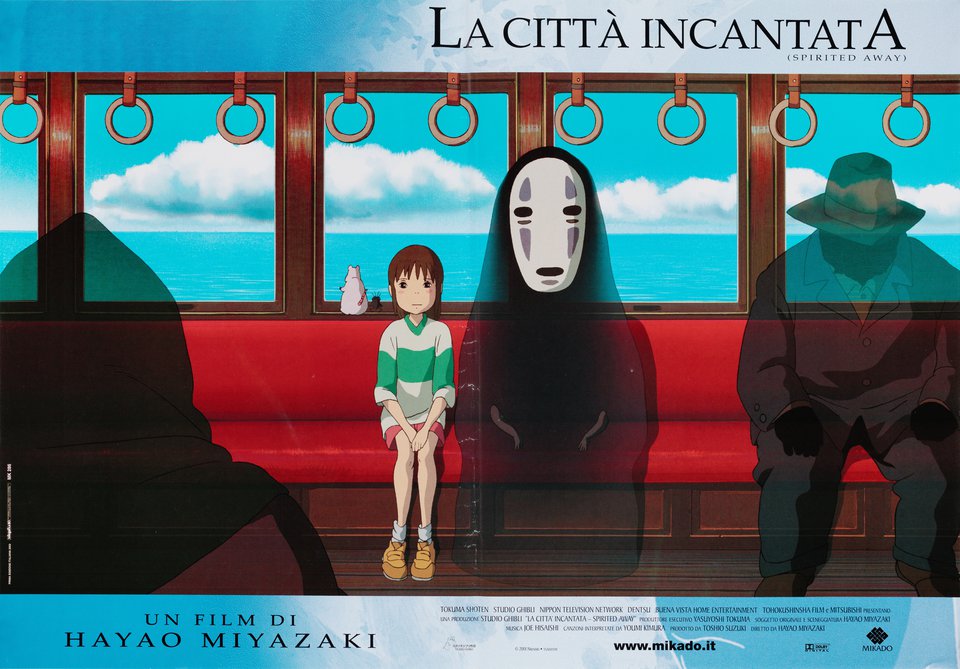 Spirited Away Original 2001 Italian Fotobusta Movie Poster
