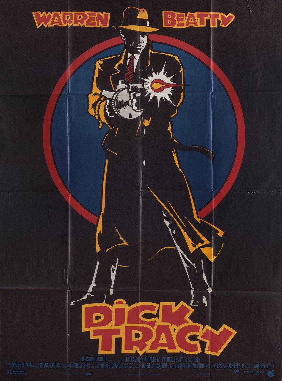 Dick Tracy Original 1990 French Grande Movie Poster